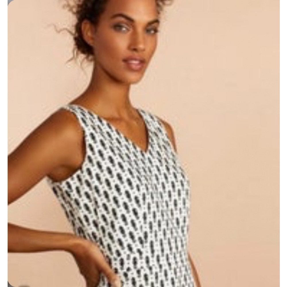 EUC Brooks Brothers Seahorse-Print Stretch Cotton Sateen Sheath Dress si… - Picture 2 of 6
